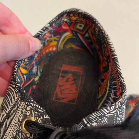 VANS x Zio Ziegler Authentic Art Classic Vans Lace Up Skater Shoes, M 7/W 8.5 - Picture 12 of 14